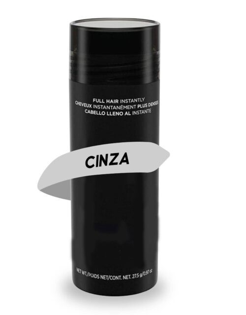 Fibras Capilares Cinza de Queratina em Frasco - 27g