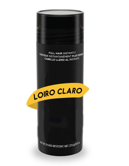 Fibras Capilares Lorio Claro de Queratina em Frasco - 27g