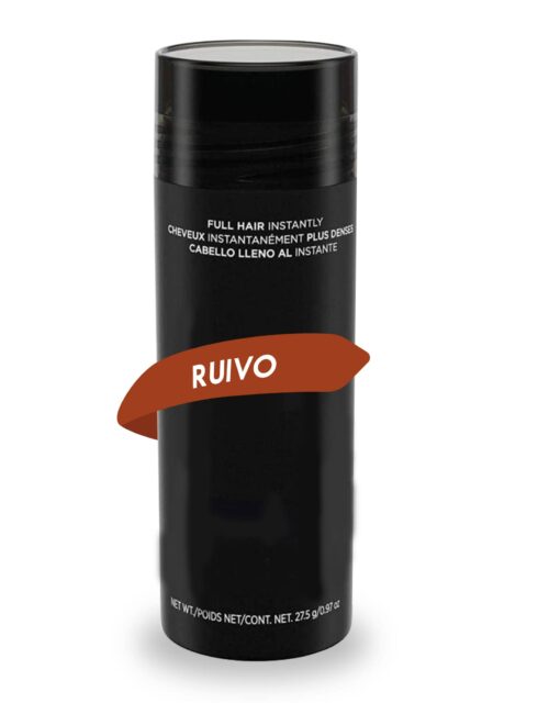 Fibras Capilares Ruivo de Queratina em Frasco - 27g